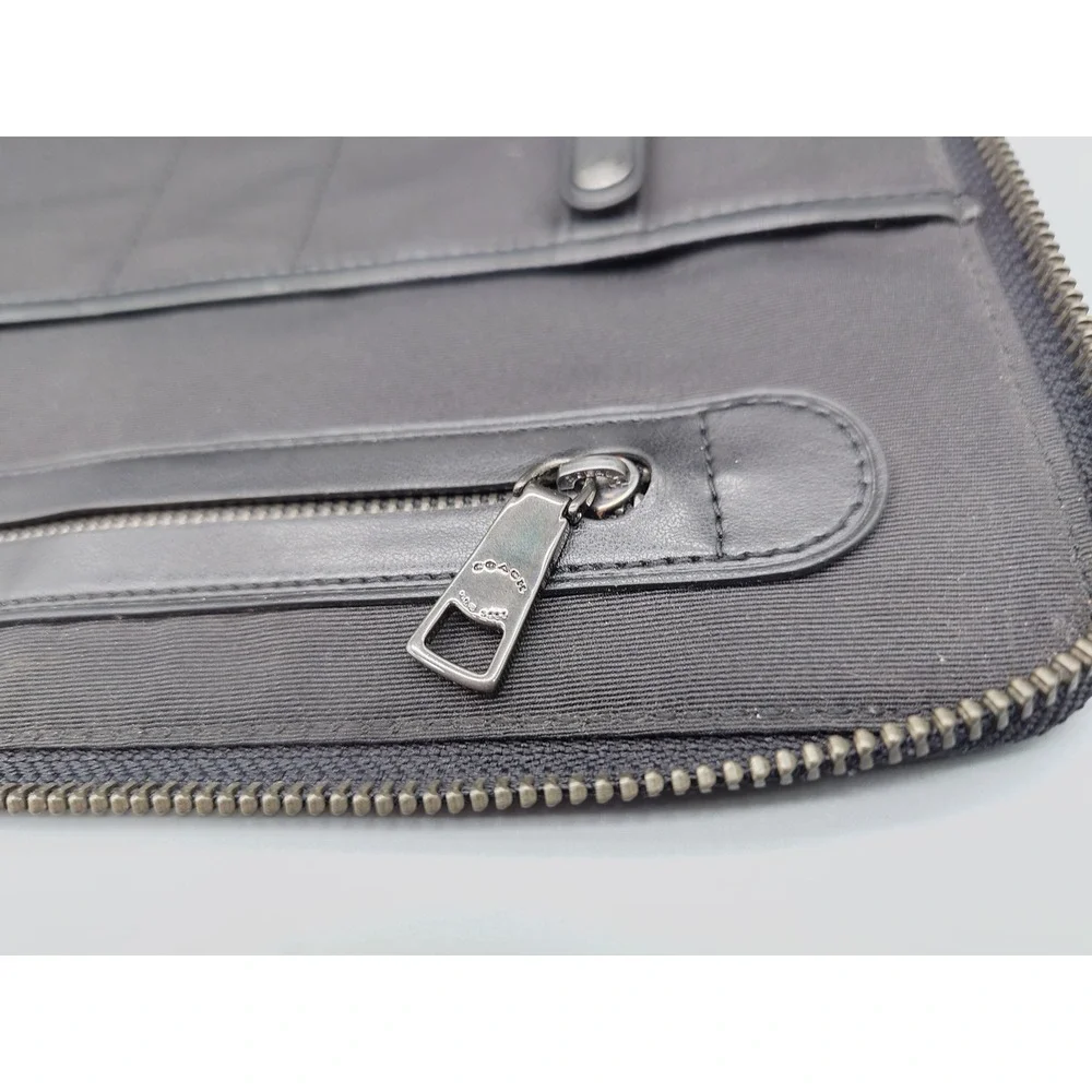 Coach Tech Case Signature Canvas Portfolio Charcoal Black F32654 [GNH019020]